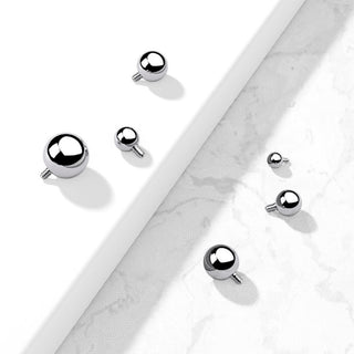 Titanium Top top ball Internally Threaded