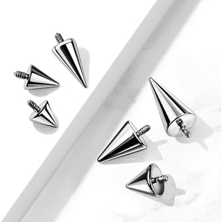 Titanium Top top spike Internally Threaded