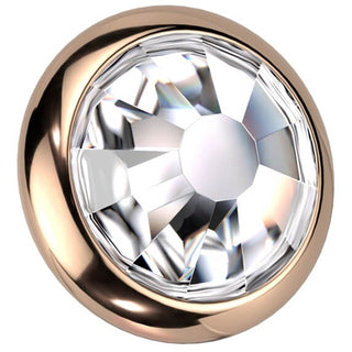 Titanium Top top round zirconia bezel setting Internally Threaded