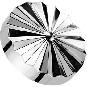 Titanium Top top round diamond cut Internally Threaded