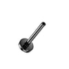 Titanium Base labret base flat back 4mm Push-In