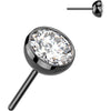 Titanium Top top round zirconia Push-In
