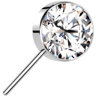 Titanium Top top zirconia bezel setting Push-In