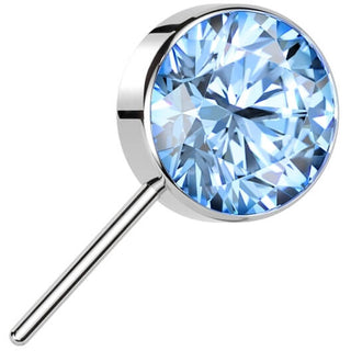 Titanium Top top zirconia bezel setting Push-In