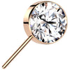Titanium Top top zirconia bezel setting Push-In