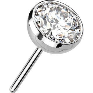Titanium Top top round zirconia Push-In