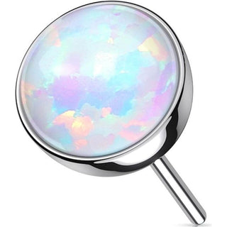 Titanium Top Top Opal Ball Push-In
