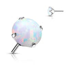 Titanium Top top round opal prong setting Push-In