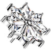Titanium Top top flower zirconias Push-In