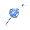 Titanium Top top ball opal claw setting Push-In