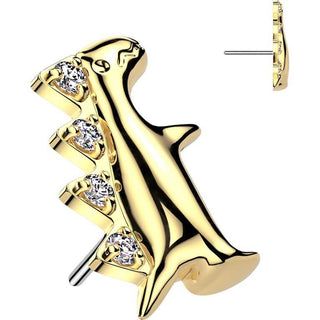 Titanium Top top dinosaur zirconia Push-In