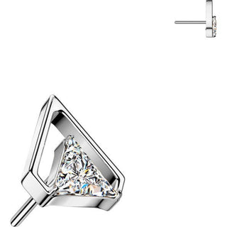Titanium Top top triangle zirconia Push-In