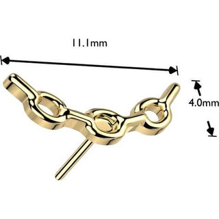 Titanium top chain Push-In