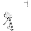 Titanium top key Push-In