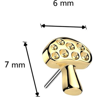 Titanium Top top mushroom Push-In