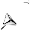 Titanium top triangle Push-In