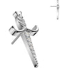 Titanium top dagger zirconia Push-In