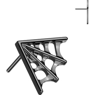 Titanium top spider web Push-In