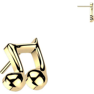 Titanium Top top music note Push-In