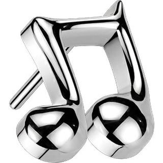 Titanium Top top music note Push-In