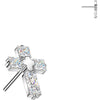 Titanium Top top cross zirconia Push-In