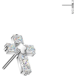 Titanium Top top cross zirconia Push-In