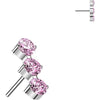 Titanium Top top 3 round zirconias Push-In