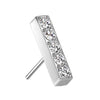 Titanium Top Top Bar Zirconias Push-In