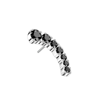 Titanium Top Top Arc Shape Zirconia Push-In