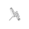 Titanium Top top lightning bolt zirconia Push-In