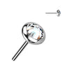 Titanium Top top ball zirconia opal Push-In