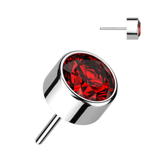 Titanium Top top zirconia opal bezel setting Push-In