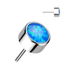 Titanium Top top zirconia opal bezel setting Push-In