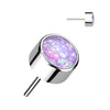 Titanium Top top zirconia opal bezel setting Push-In