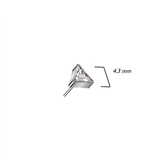 Titanium Top top triangle zirconia Push-In