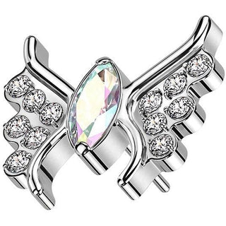 Top Top Butterfly Zirconia Push-In