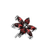 Top Top Flower 6 Marquise Cut Zirconia Push-In