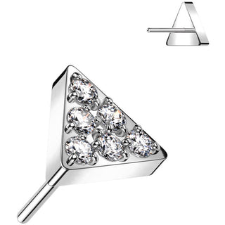 Titanium Top Triangle Zirconia Push-In