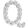 Titanium Top top alphabet initial zirconia Push-In