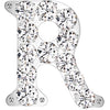 Titanium Top top alphabet initial zirconia Push-In