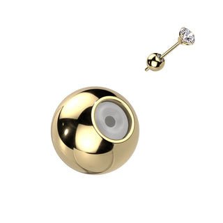 Titanium Top earring clasp
