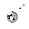 Titanium Top earring clasp
