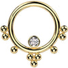 Ring cluster balls zirconia Clicker