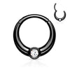 Ring Zirconia Round Clicker
