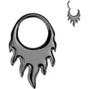 Titanium Ring flames Segment