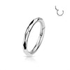 Titanium Ring Facets Clicker