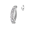 Titane Piercing Nombril zircones