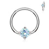 Ring Zirconia Round Captive Bead