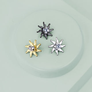 Dermal Anchor top sun zirconia Internally Threaded