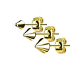 Stud Earring 316L Earring Studs Cone Spike 1 Pair